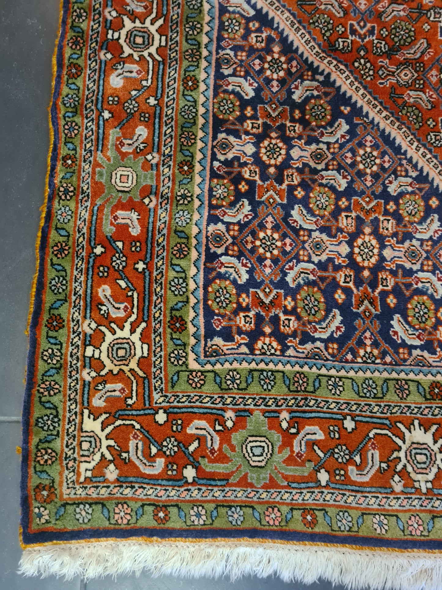 Perserteppich Orientteppich Handgeknüpfter Bidjar Teppich 170×120cm