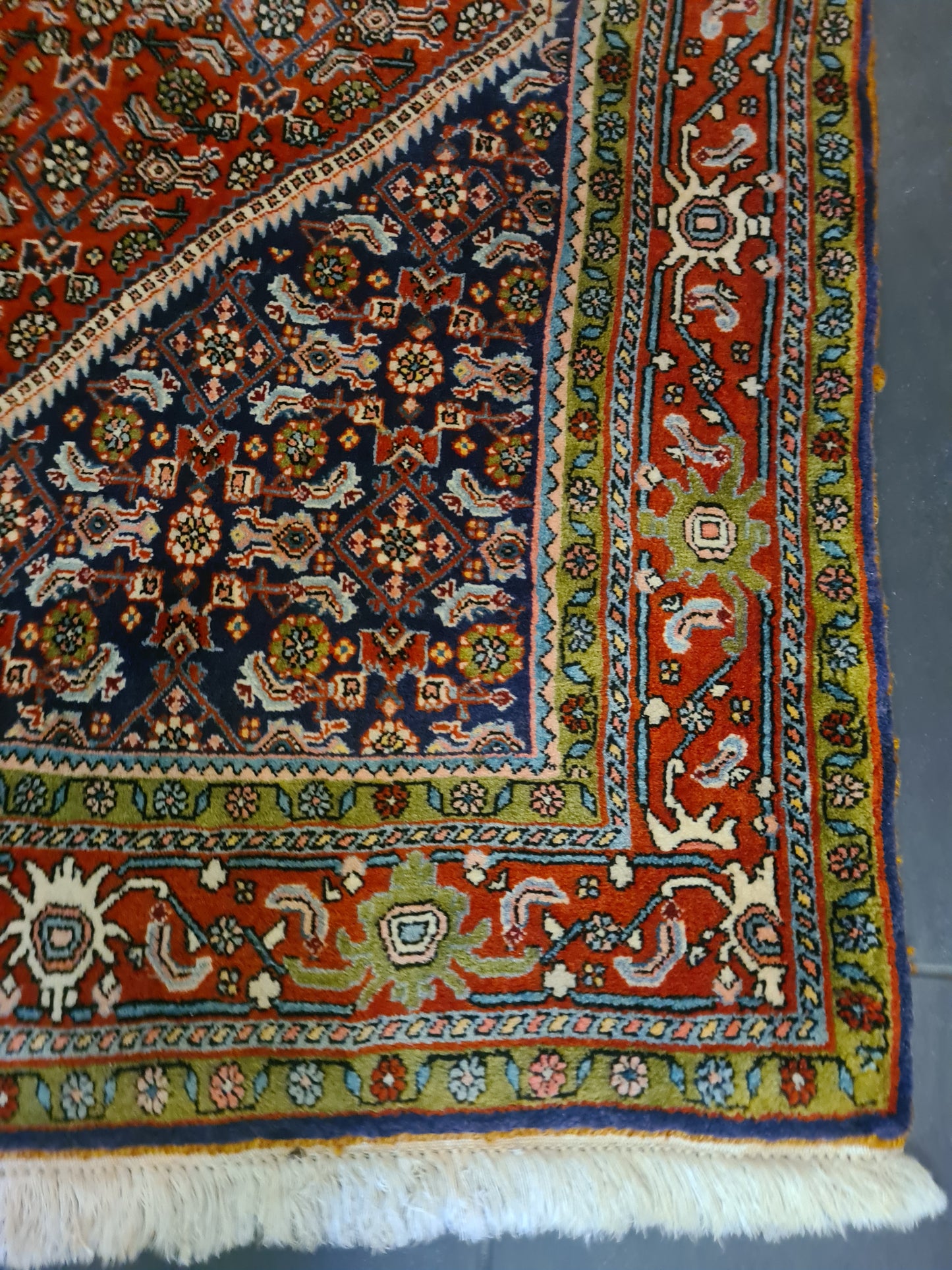 Perserteppich Orientteppich Handgeknüpfter Bidjar Teppich 170×120cm