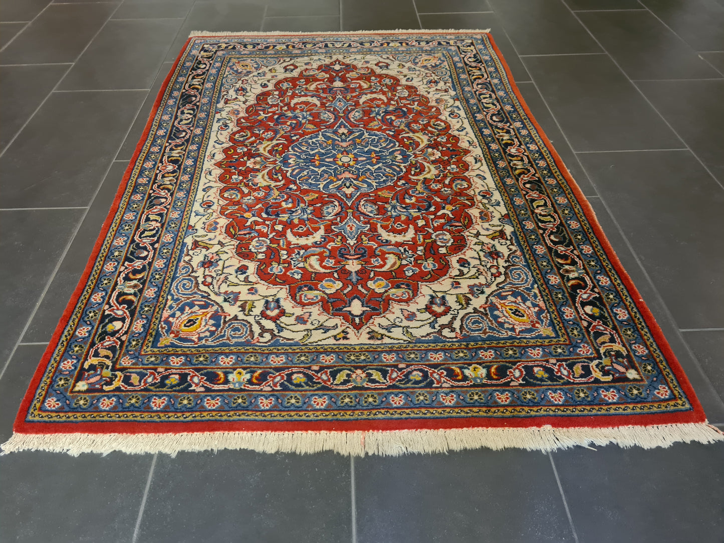 Perserteppich Orientteppich Handgeknüpfter Teppich Sarough 165×115cm