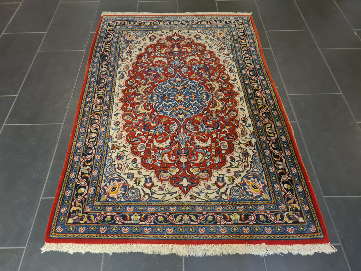 Perserteppich Orientteppich Handgeknüpfter Teppich Sarough 165×115cm