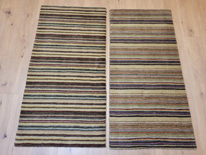 Paar Gabbeh Teppich – Handgeknüpft aus reiner Wolle set