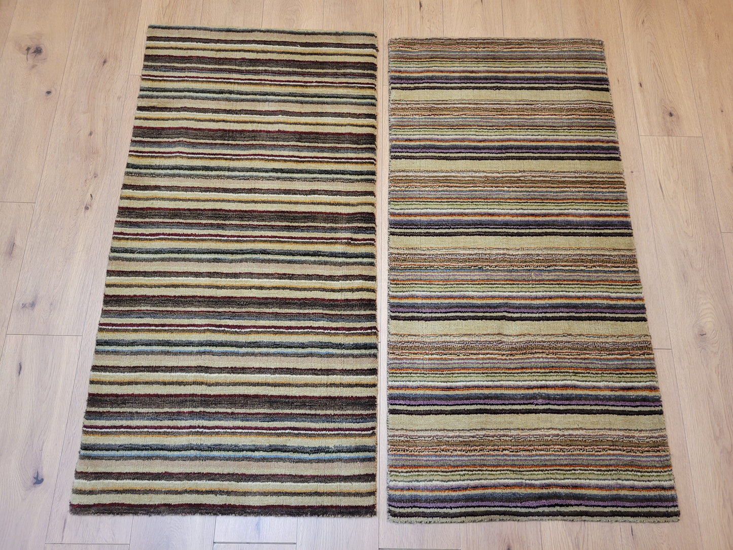 Paar Gabbeh Teppich – Handgeknüpft aus reiner Wolle set