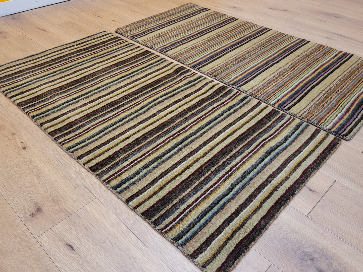 Paar Gabbeh Teppich – Handgeknüpft aus reiner Wolle set