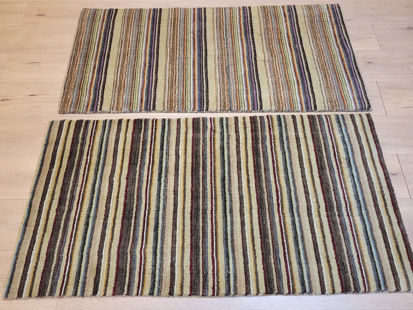 Paar Gabbeh Teppich – Handgeknüpft aus reiner Wolle set