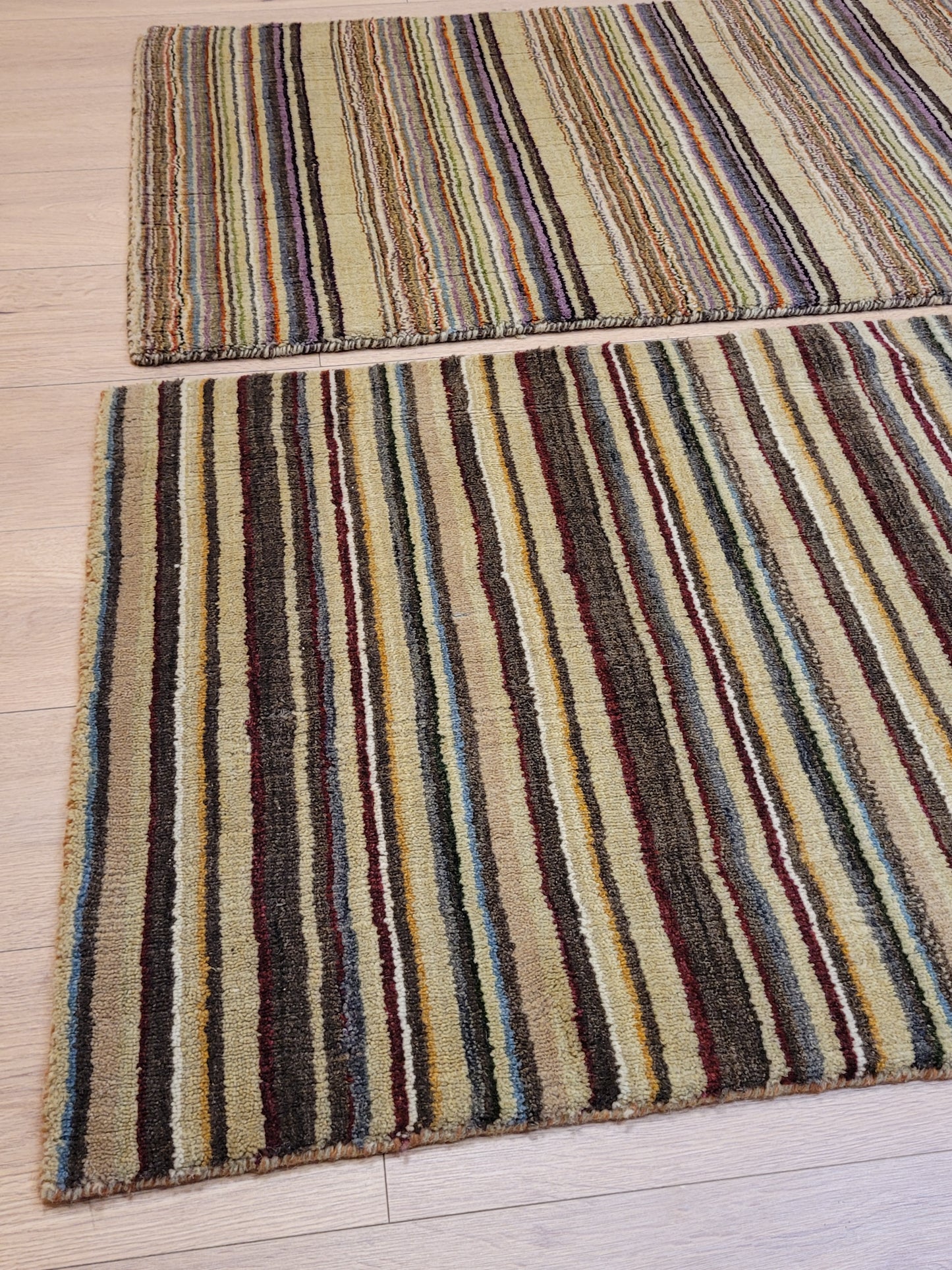 Paar Gabbeh Teppich – Handgeknüpft aus reiner Wolle set