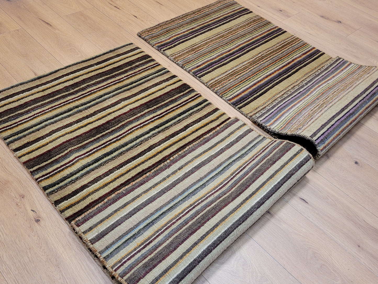 Paar Gabbeh Teppich – Handgeknüpft aus reiner Wolle set