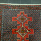 Perserteppich Orientteppich Handgeknüpfter Teppich Senneh Bidjar 140×125 cm