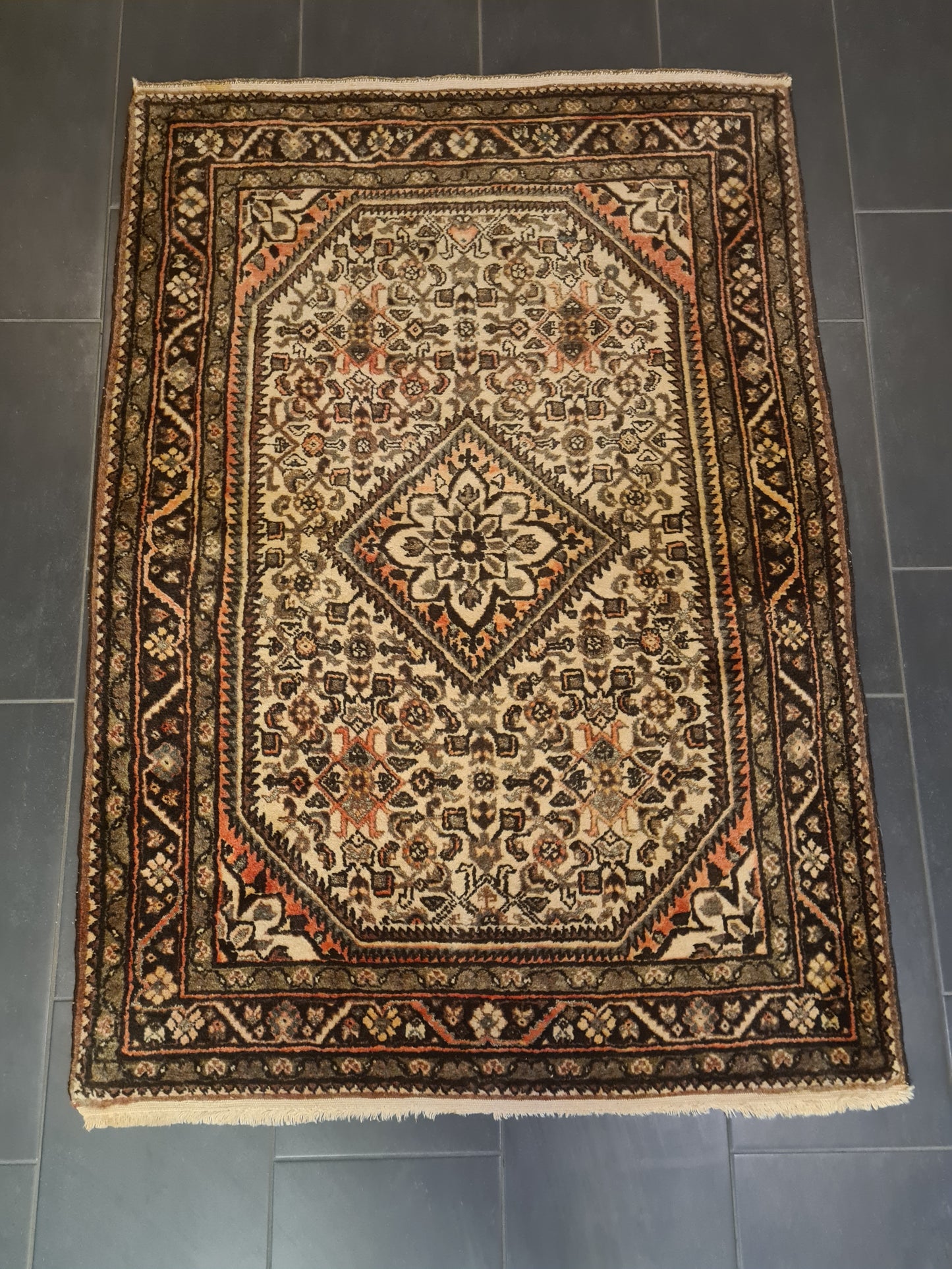 Perserteppich Orientteppich Handgeknüpfter Sarough Teppich 160×115cm