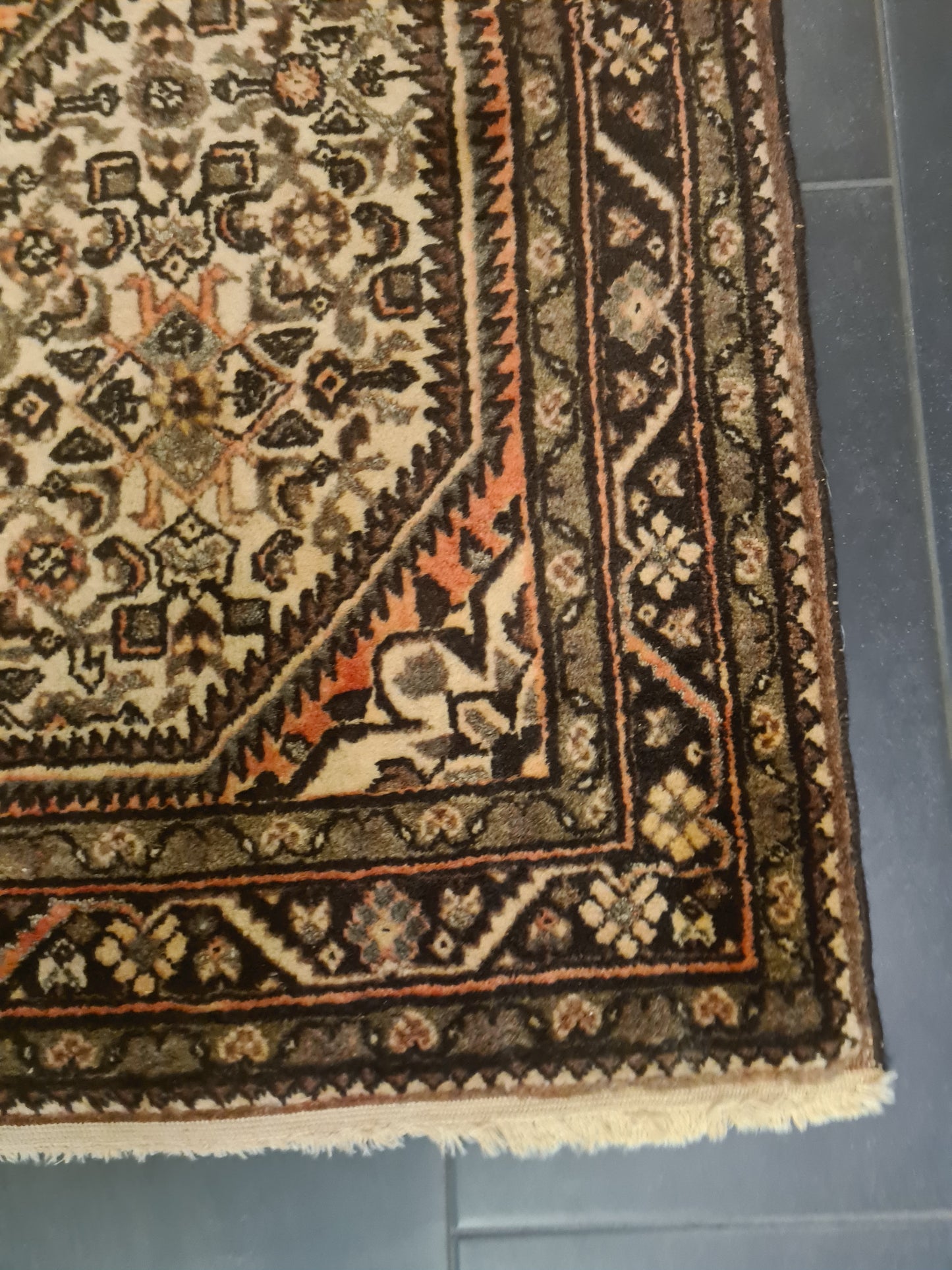 Perserteppich Orientteppich Handgeknüpfter Sarough Teppich 160×115cm