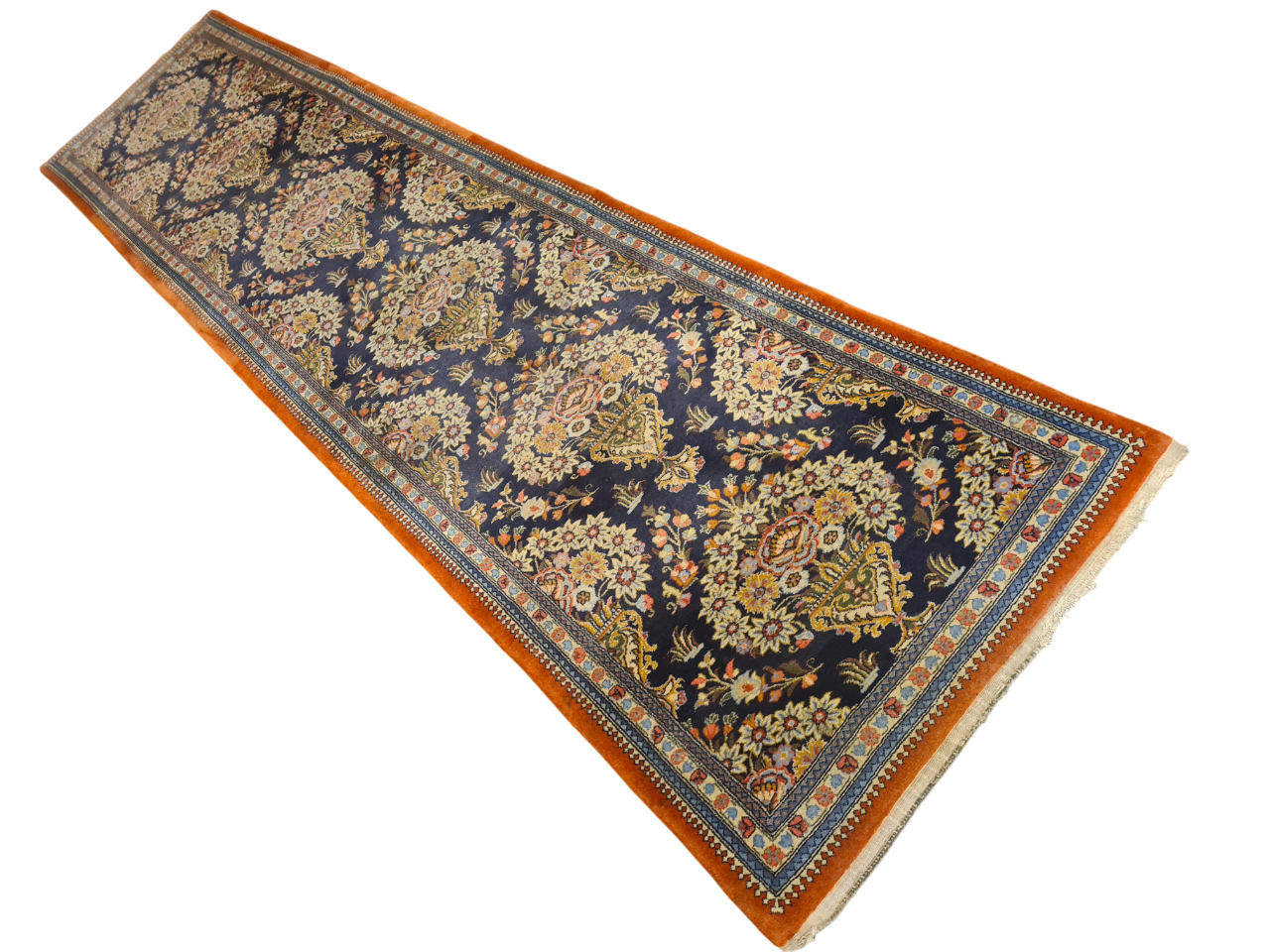 Perserteppich Orientteppich Handgeknüpfter Teppich Ghoum 320×80cm