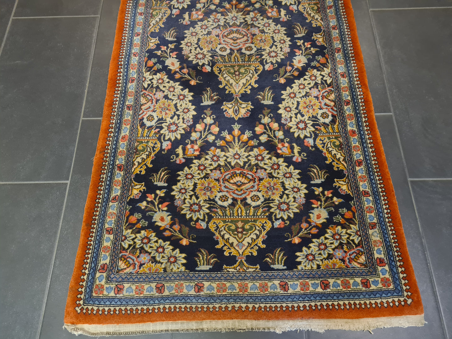 Perserteppich Orientteppich Handgeknüpfter Teppich Ghoum 320×80cm