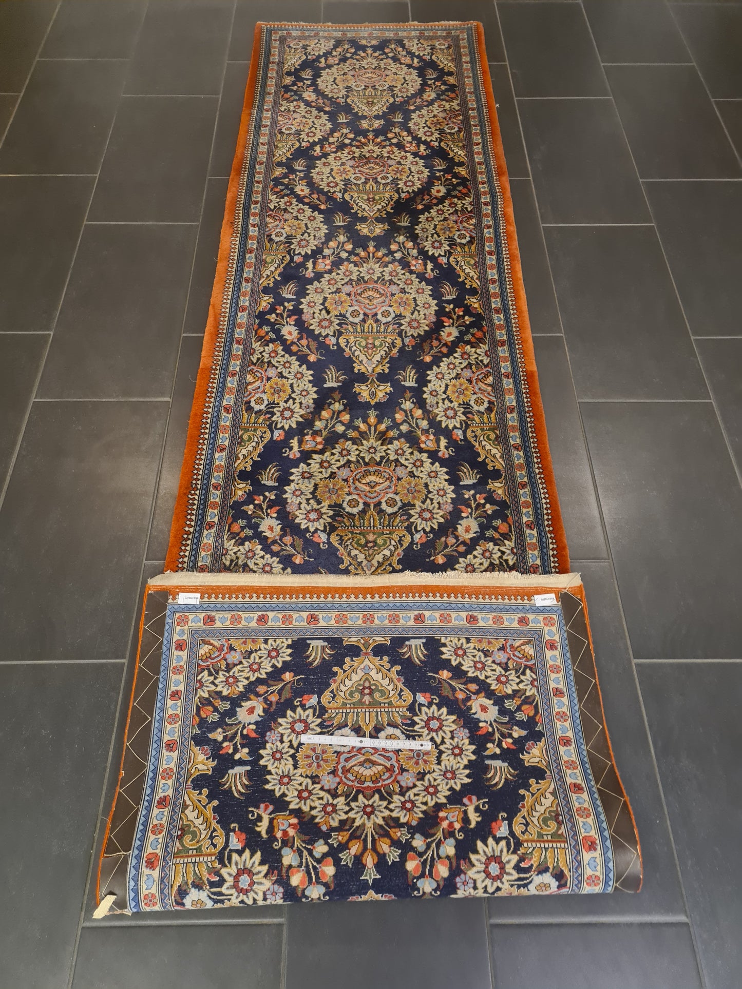 Perserteppich Orientteppich Handgeknüpfter Teppich Ghoum 320×80cm