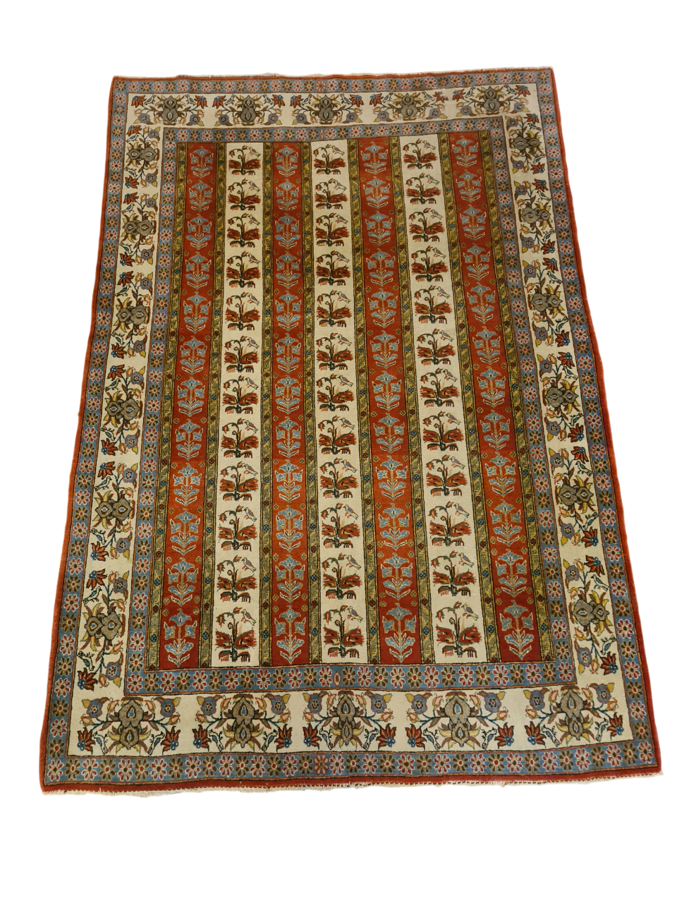 Perserteppich Orientteppich Handgeknüpfter Teppich Ghoum 210x145cm