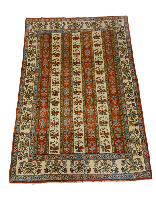 Perserteppich Orientteppich Handgeknüpfter Teppich Ghoum 210x145cm