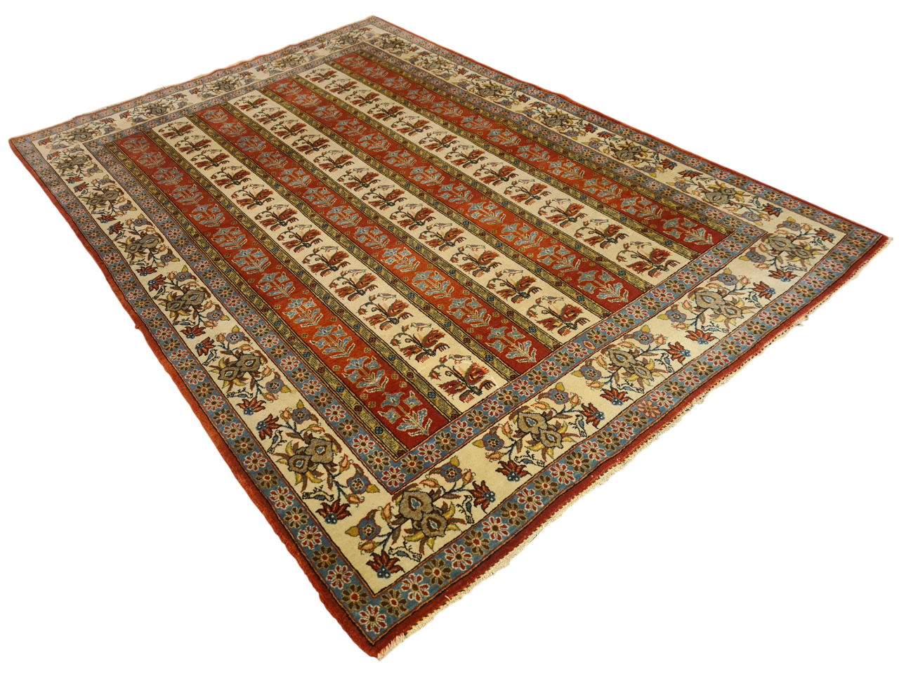 Perserteppich Orientteppich Handgeknüpfter Teppich Ghoum 210x145cm