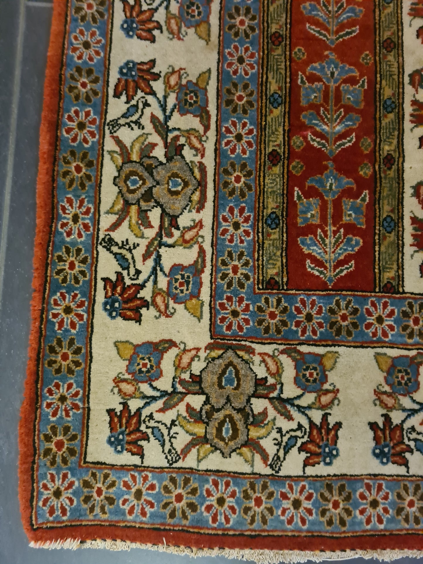 Perserteppich Orientteppich Handgeknüpfter Teppich Ghoum 210x145cm