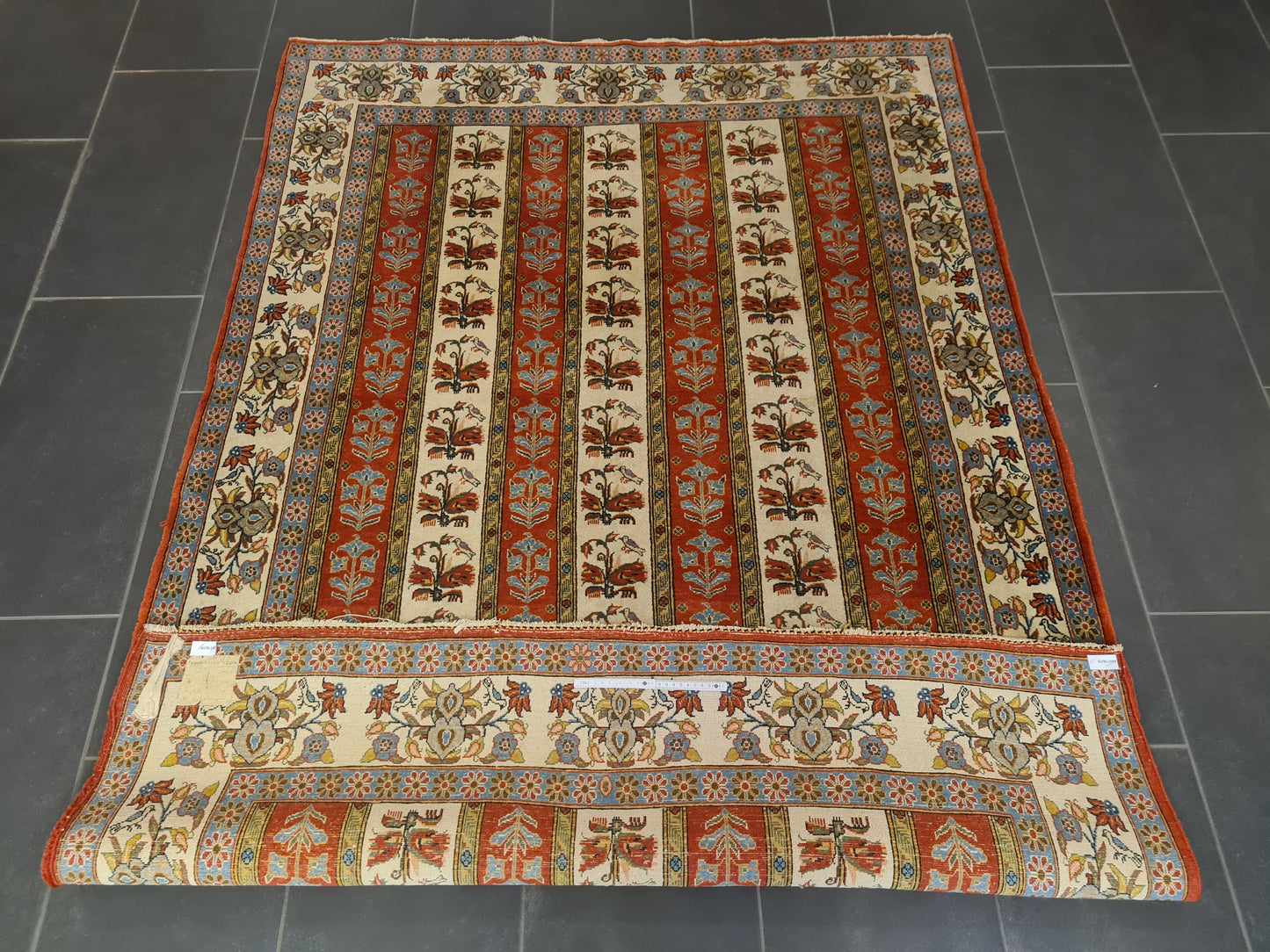 Perserteppich Orientteppich Handgeknüpfter Teppich Ghoum 210x145cm