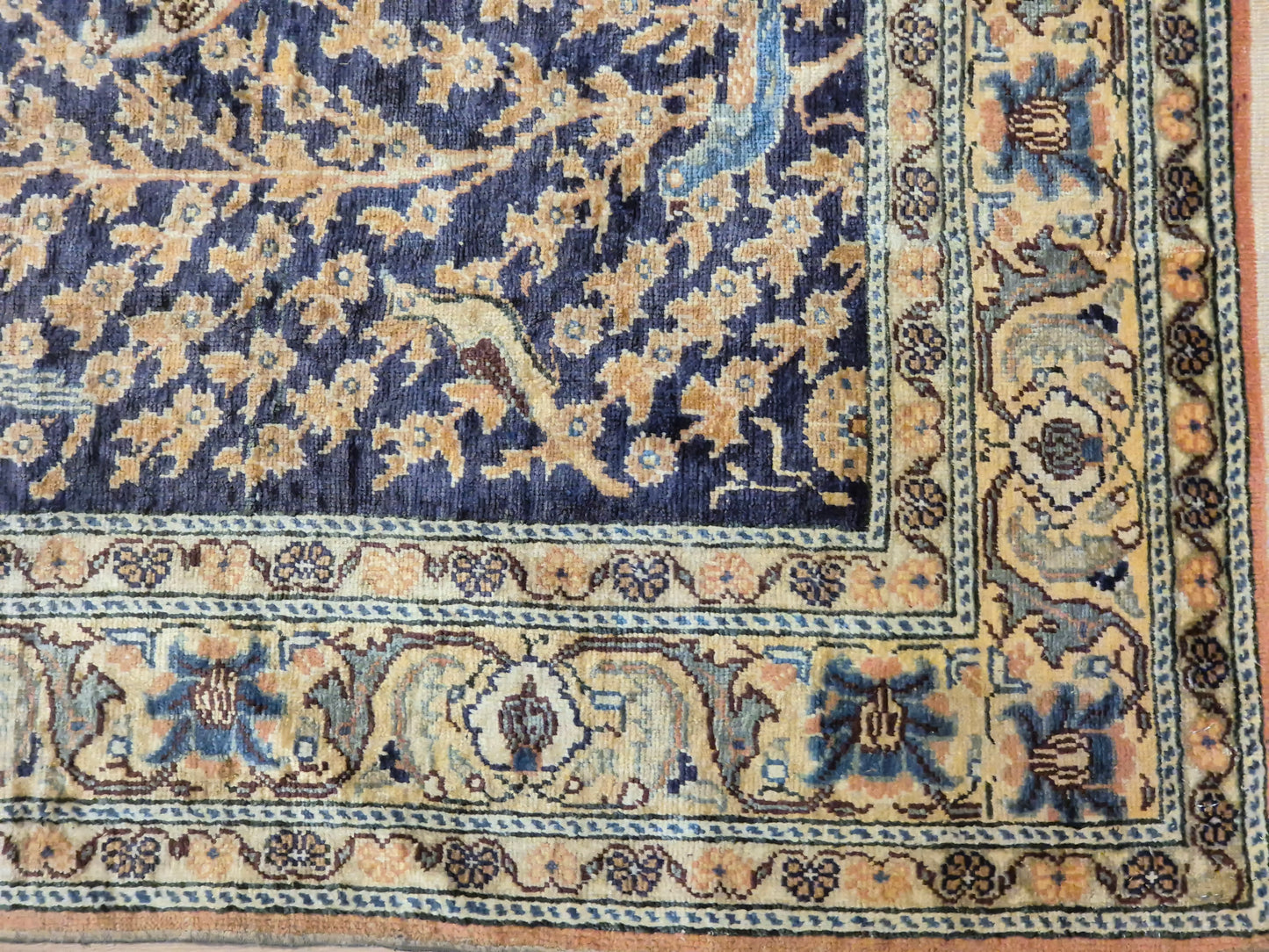 Kayseri Flosh Teppich – Lebensbaum mit Vögeln, fein gearbeitet