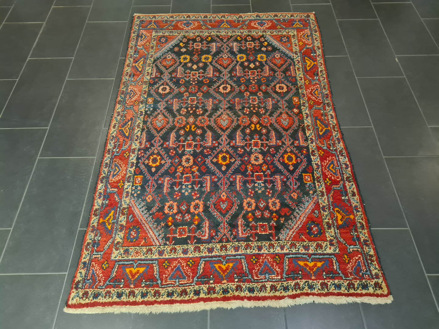 Perserteppich Orientteppich Handgeknüpfter Teppich Sarough 210x130cm