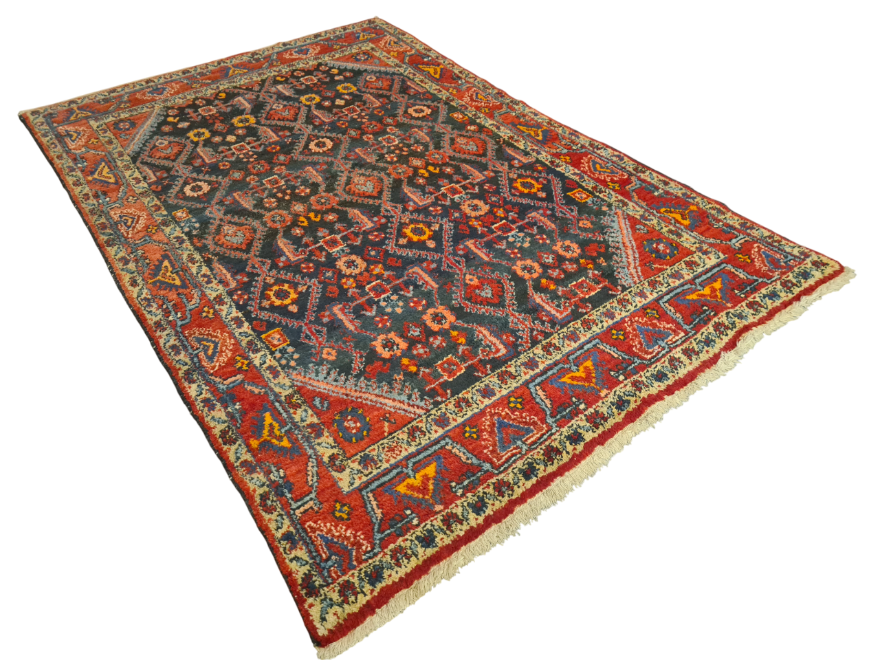 Perserteppich Orientteppich Handgeknüpfter Teppich Sarough 210x130cm