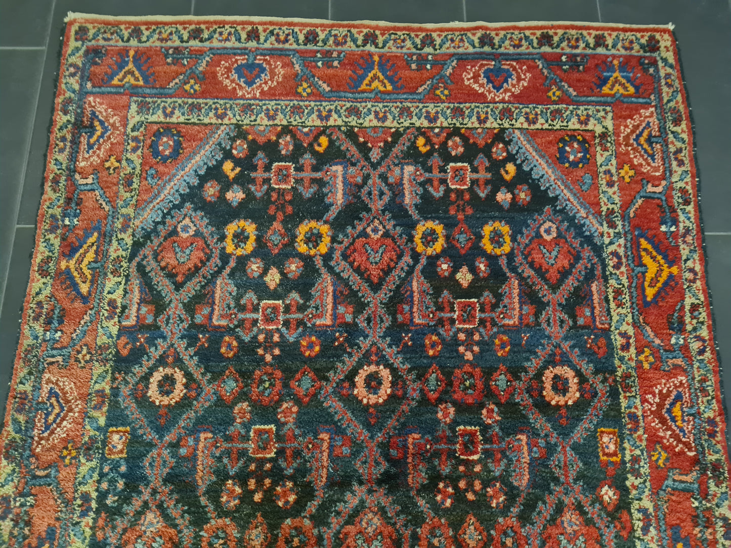 Perserteppich Orientteppich Handgeknüpfter Teppich Sarough 210x130cm