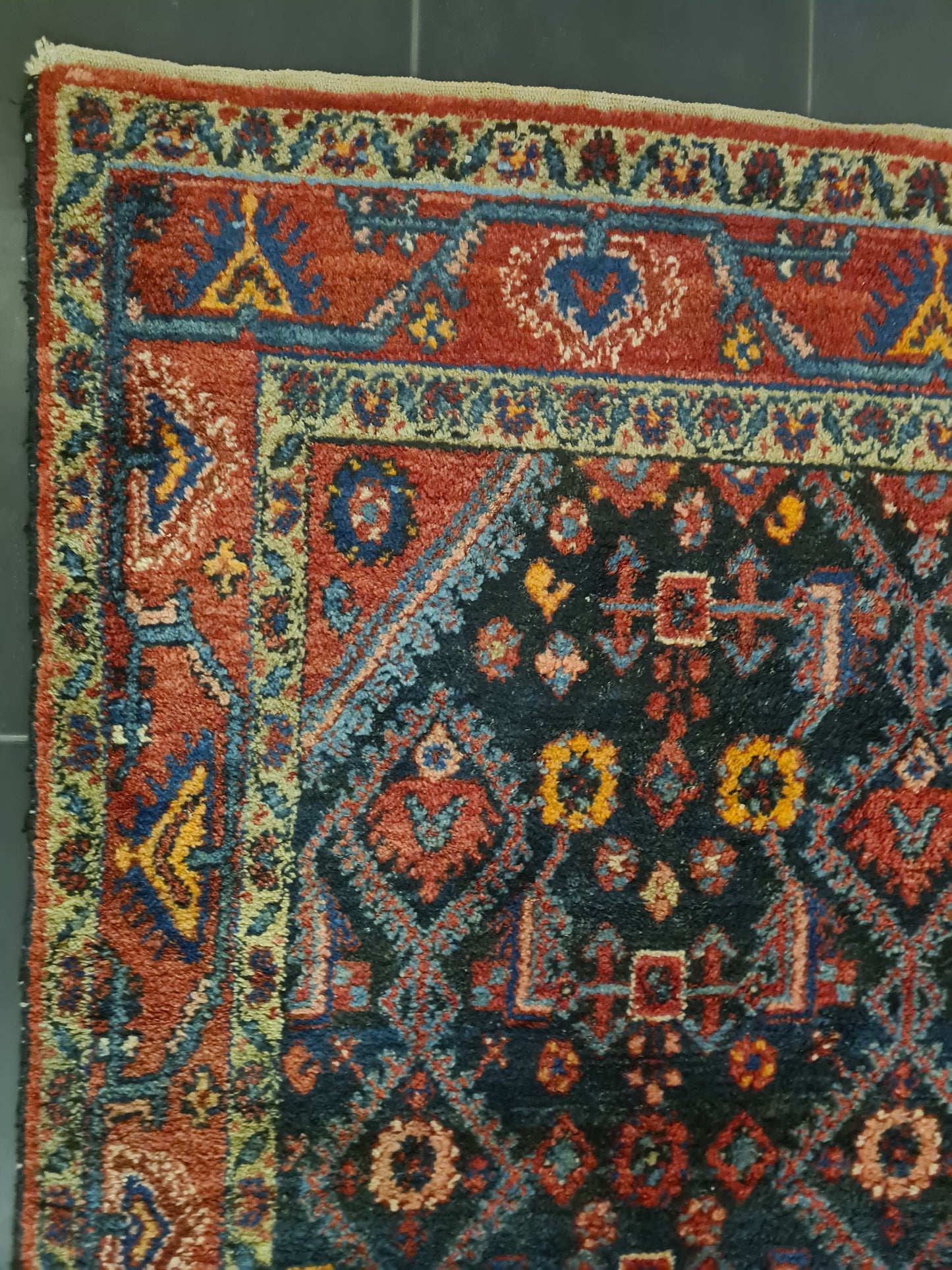 Perserteppich Orientteppich Handgeknüpfter Teppich Sarough 210x130cm