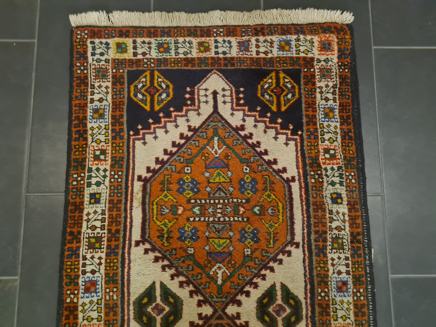 Perserteppich Orientteppich Handgeknüpfter Teppich Sarab 295x80cm