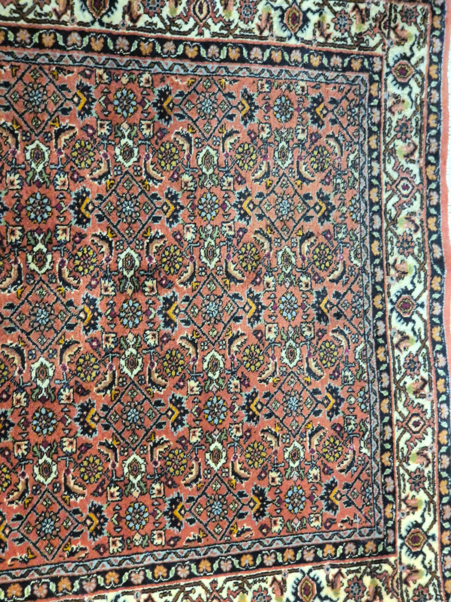 Bidjar Läufer – feines Herati-Muster auf rotem Fond