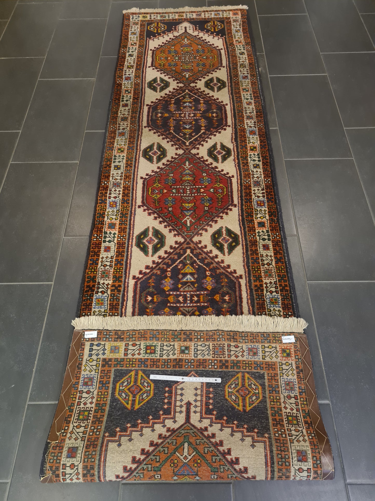 Perserteppich Orientteppich Handgeknüpfter Teppich Sarab 295x80cm