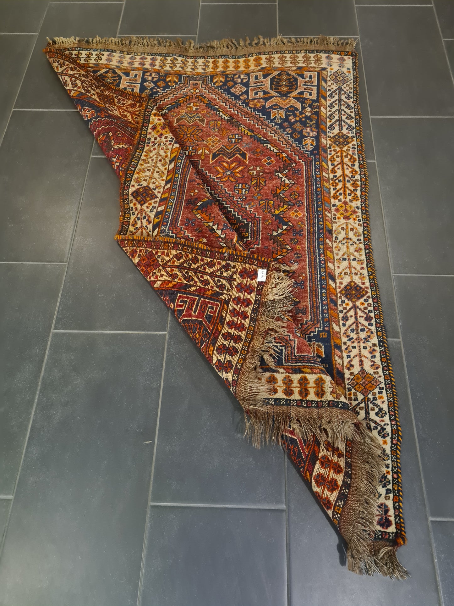 Perserteppich Orientteppich Handgeknüpfter Teppich Shiraz 165x115cm