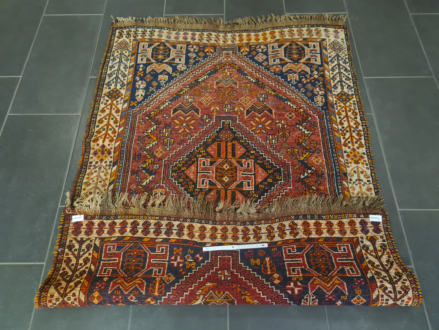 Perserteppich Orientteppich Handgeknüpfter Teppich Shiraz 165x115cm