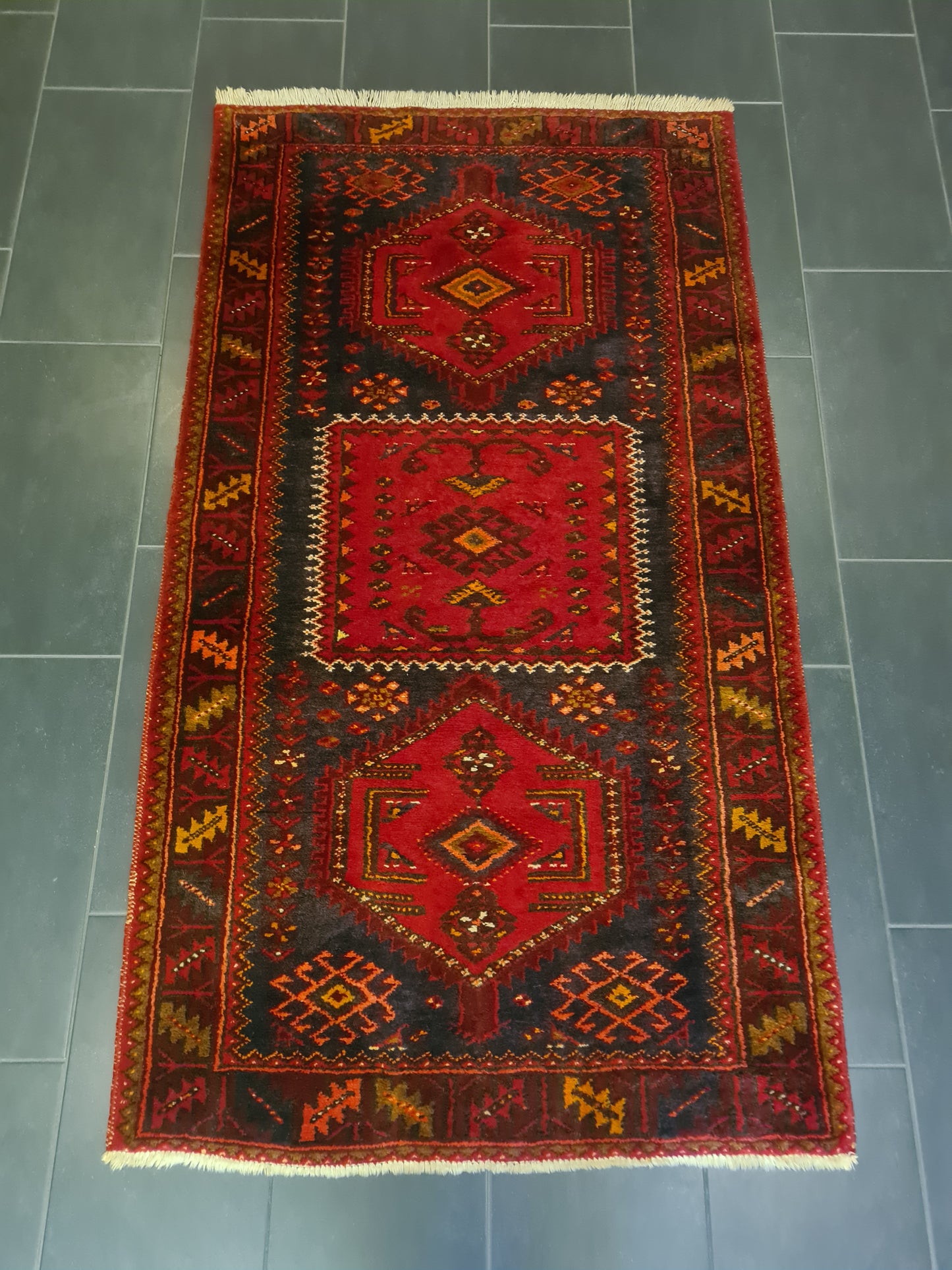 Perserteppich Orientteppich Handgeknüpfter Teppich Malaya 195x110cm