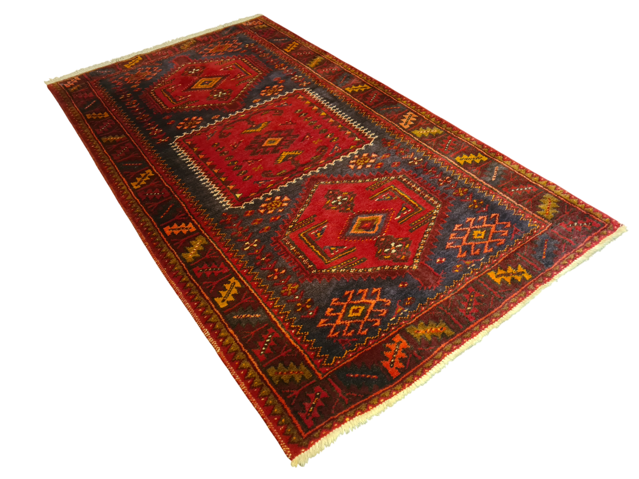 Perserteppich Orientteppich Handgeknüpfter Teppich Malaya 195x110cm