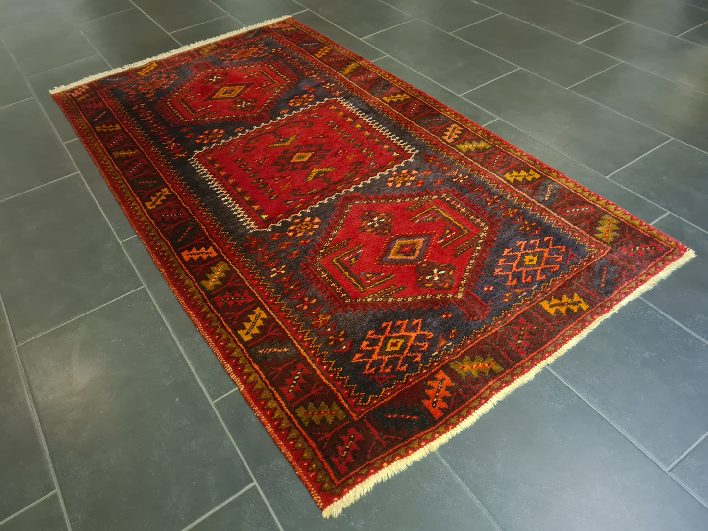 Perserteppich Orientteppich Handgeknüpfter Teppich Malaya 195x110cm