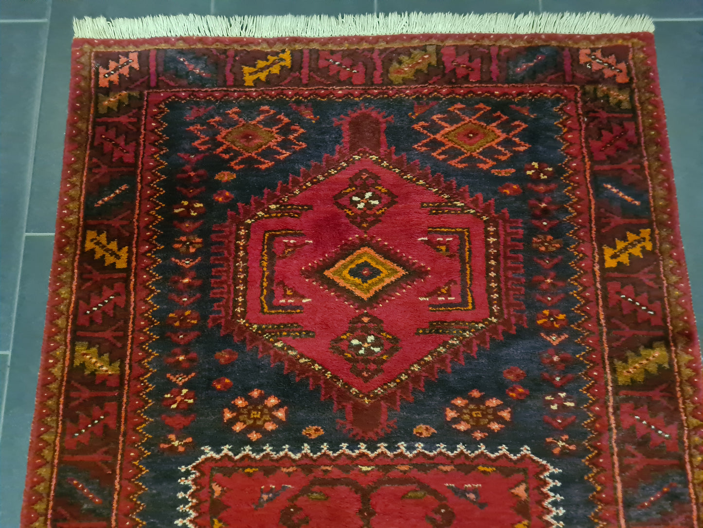 Perserteppich Orientteppich Handgeknüpfter Teppich Malaya 195x110cm