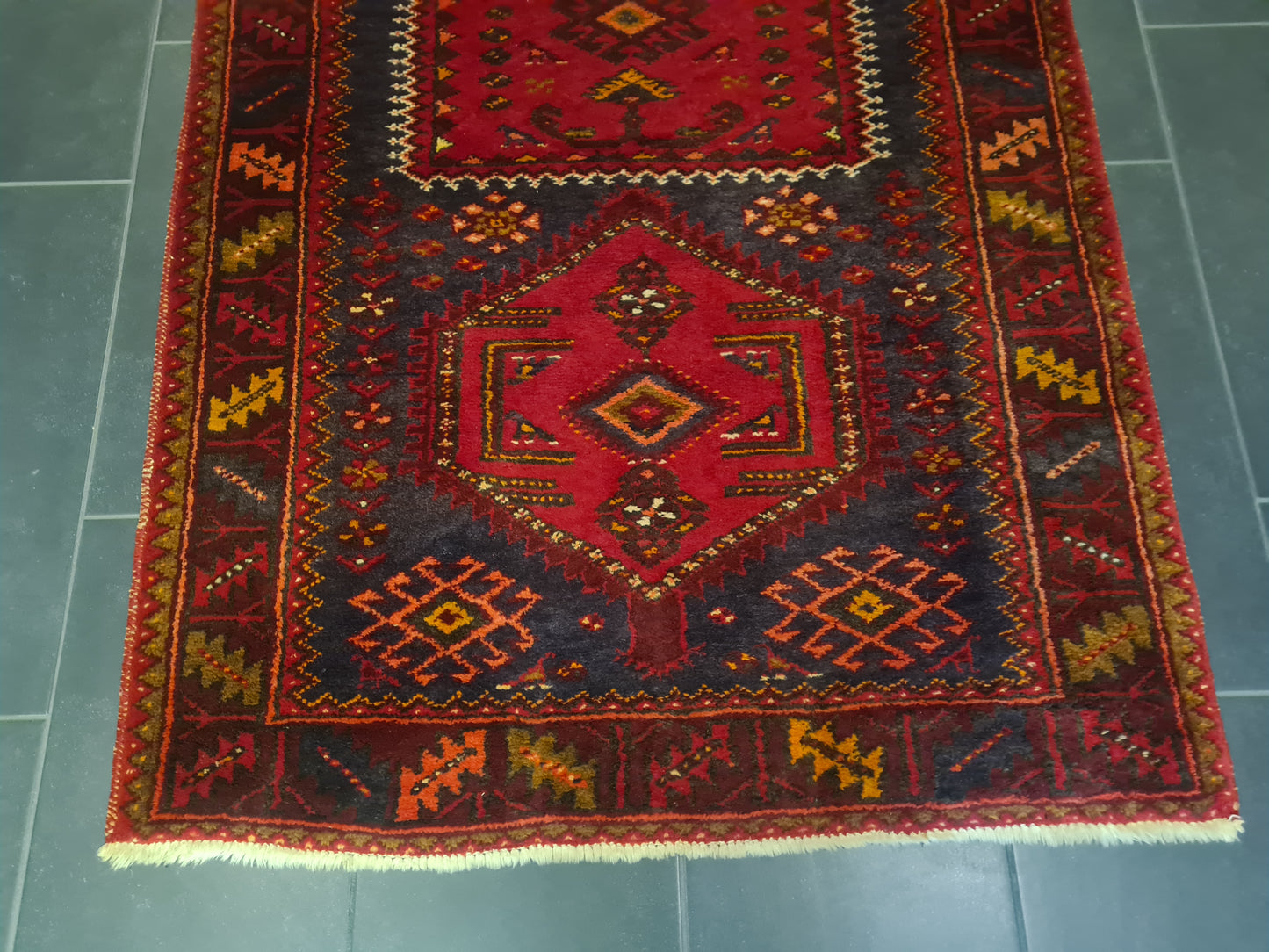 Perserteppich Orientteppich Handgeknüpfter Teppich Malaya 195x110cm