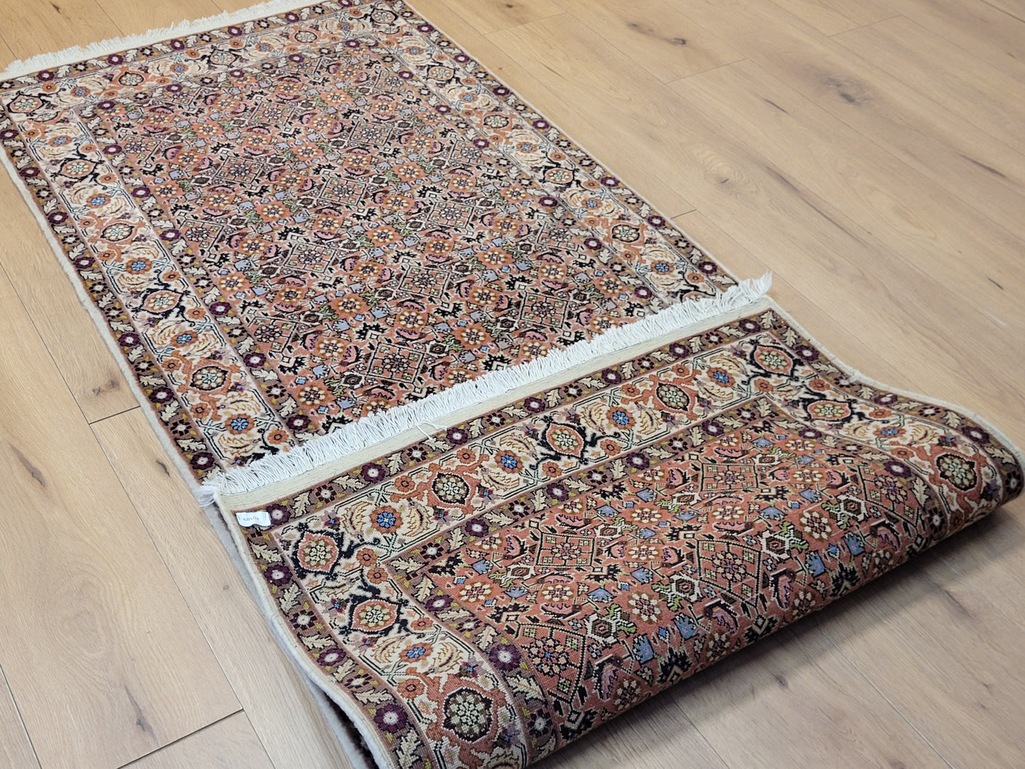 Perserteppich Läufer Bidjar  – feine Knüpfung, Wolle  florales Muster