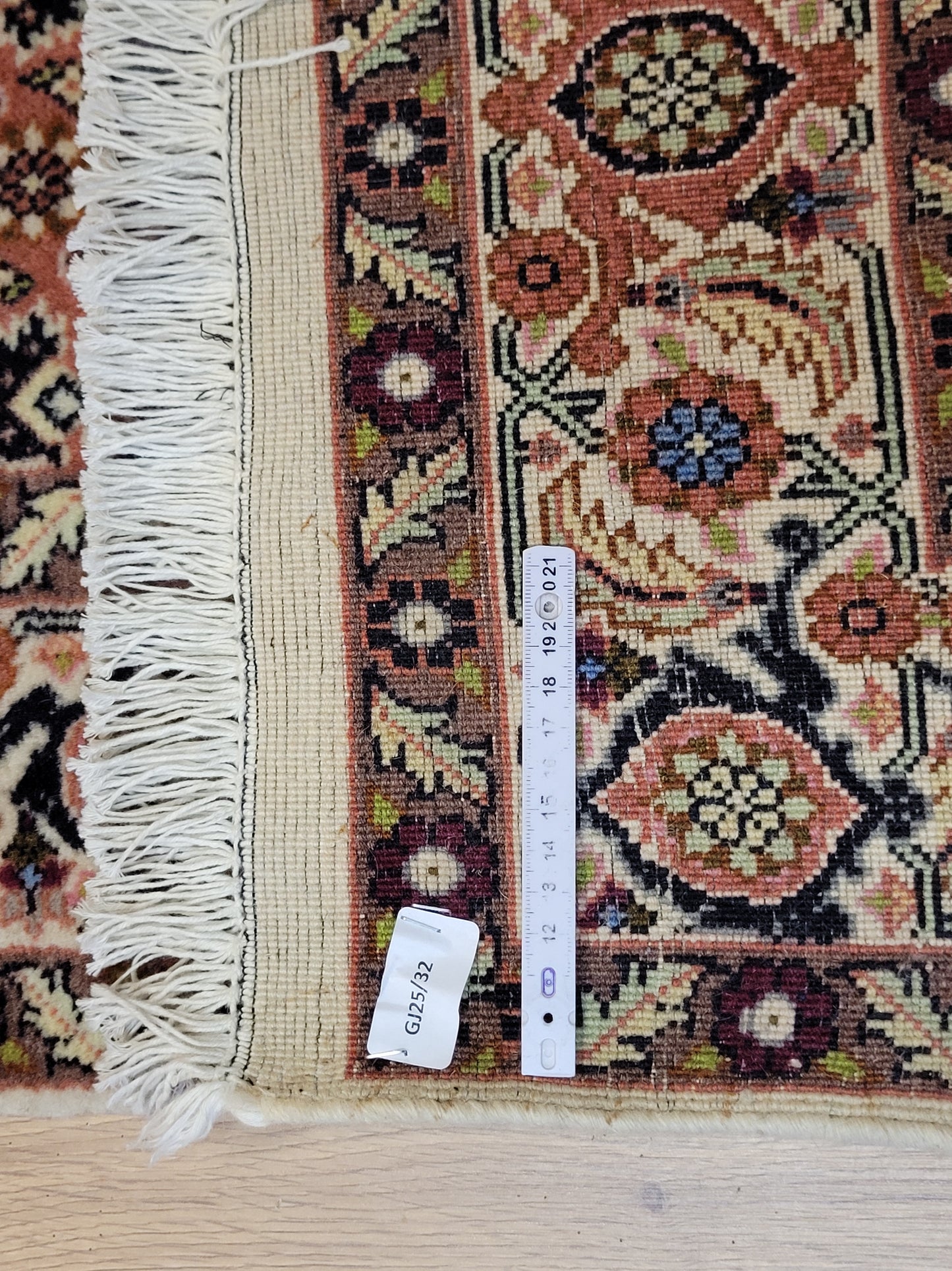 Perserteppich Läufer Bidjar  – feine Knüpfung, Wolle  florales Muster