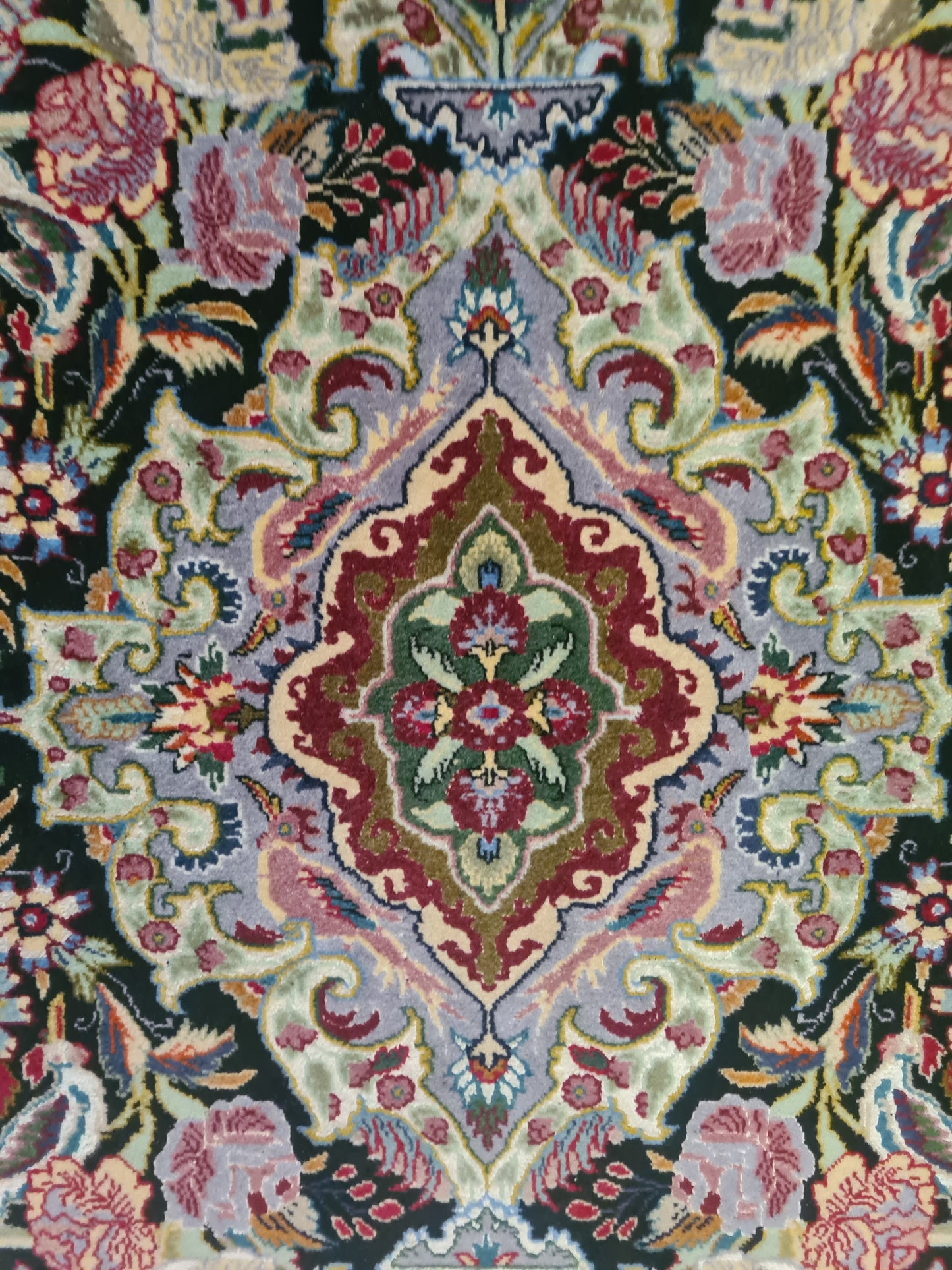 Perserteppich Orientteppich Handgeknüpfter Teppich Ghoum 150x105cm