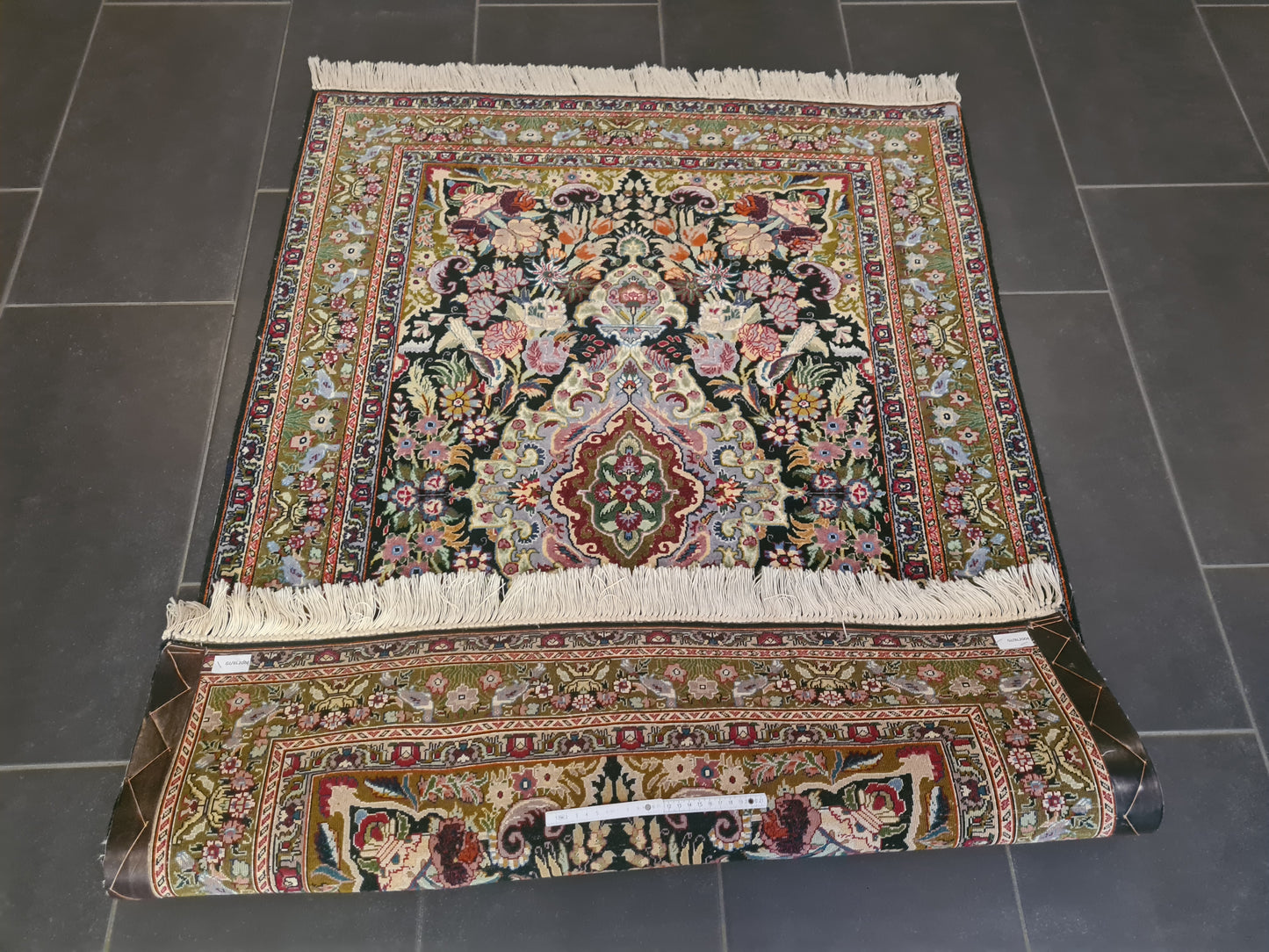 Perserteppich Orientteppich Handgeknüpfter Teppich Ghoum 150x105cm