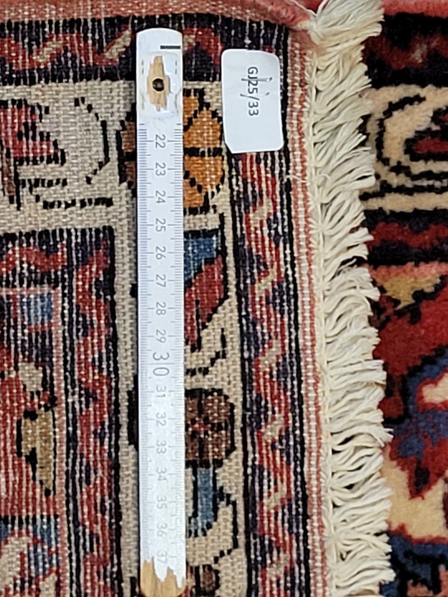 Sarough Perserteppich Läufer – Korkwolle mit Seide, florales Design