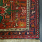 Perserteppich Orientteppich Handgeknüpfter Teppich Heris 190x75cm