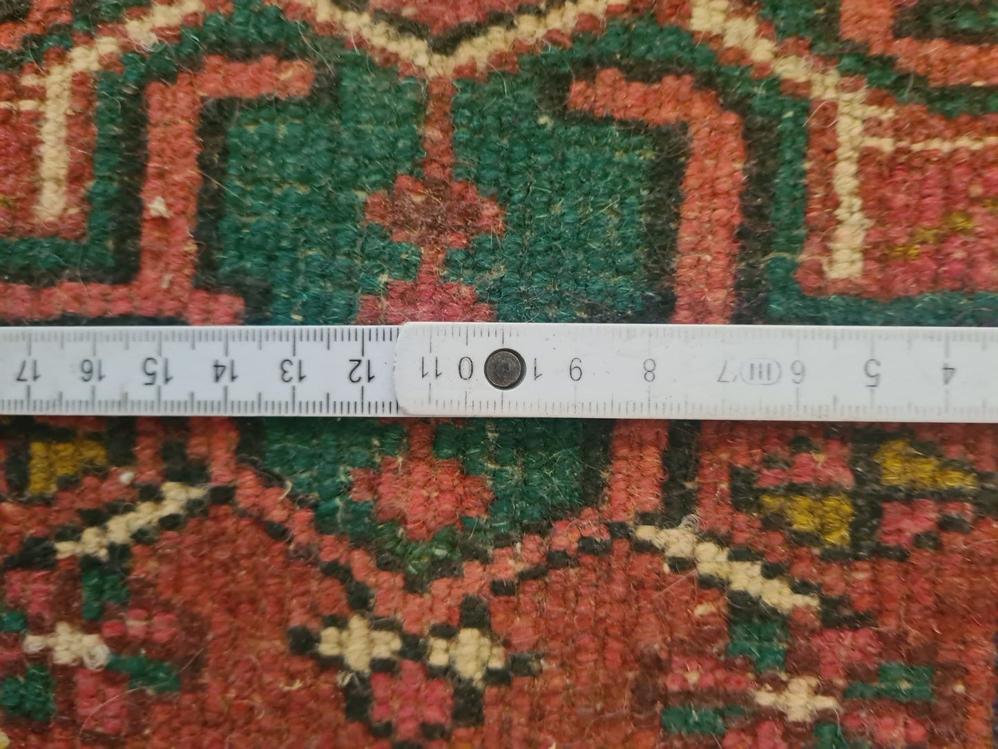 Perserteppich Orientteppich Handgeknüpfter Teppich Heris 190x75cm