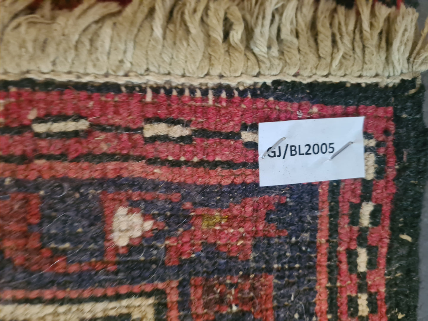 Perserteppich Orientteppich Handgeknüpfter Teppich Heris 190x75cm