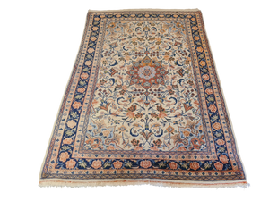 Perserteppich Orientteppich Handgeknüpfter Teppich Keshan 160x115cm