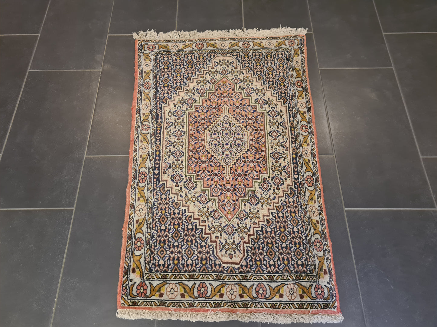 Perserteppich Orientteppich Handgeknüpfter Teppich Bidjar 110x70cm