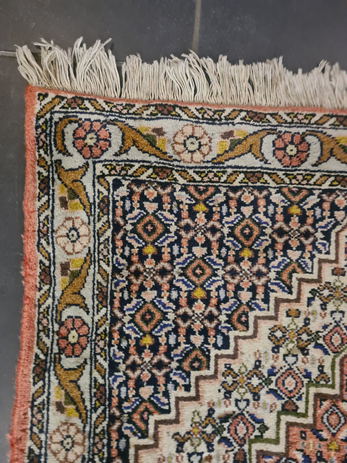 Perserteppich Orientteppich Handgeknüpfter Teppich Bidjar 110x70cm