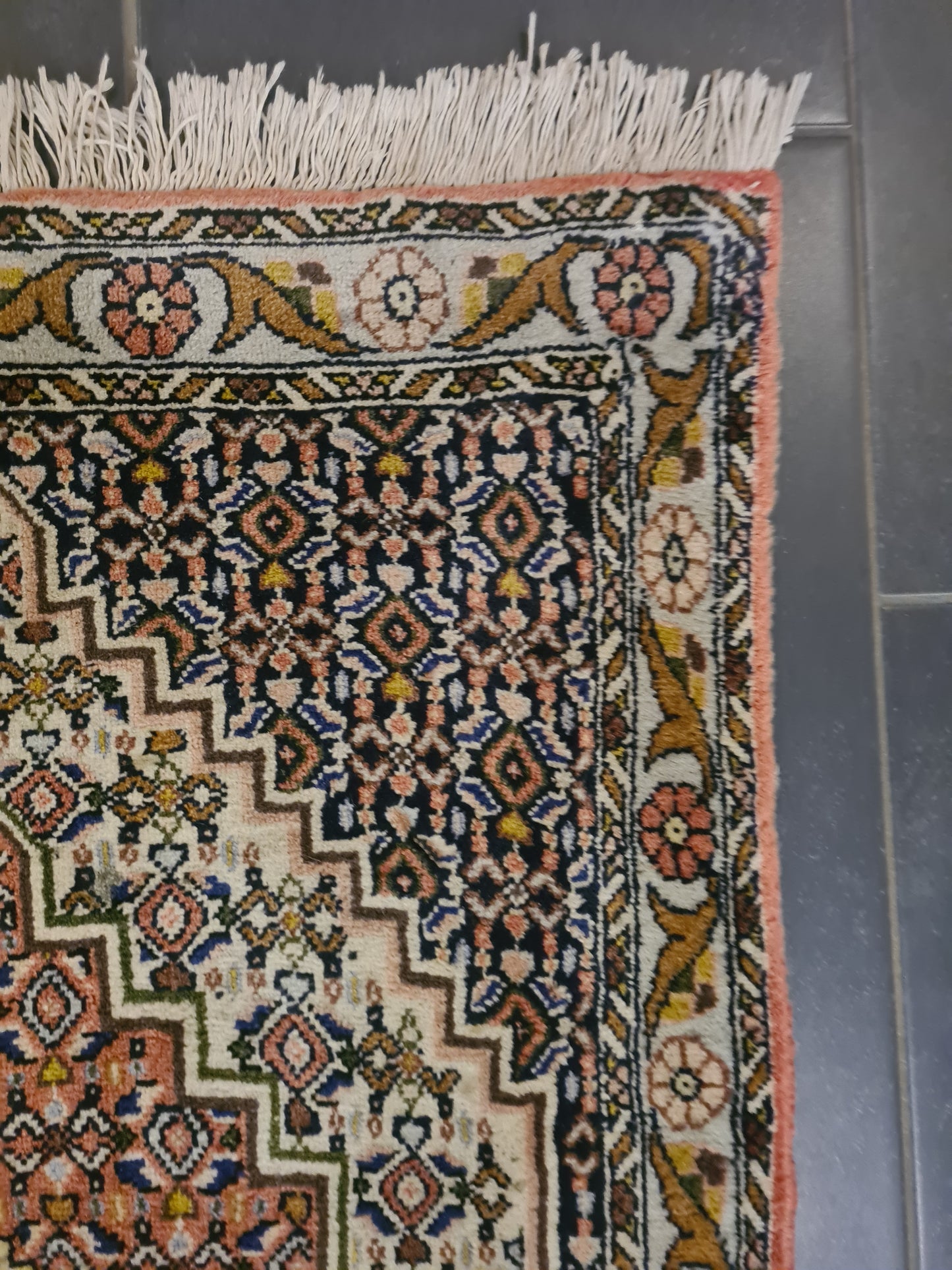 Perserteppich Orientteppich Handgeknüpfter Teppich Bidjar 110x70cm