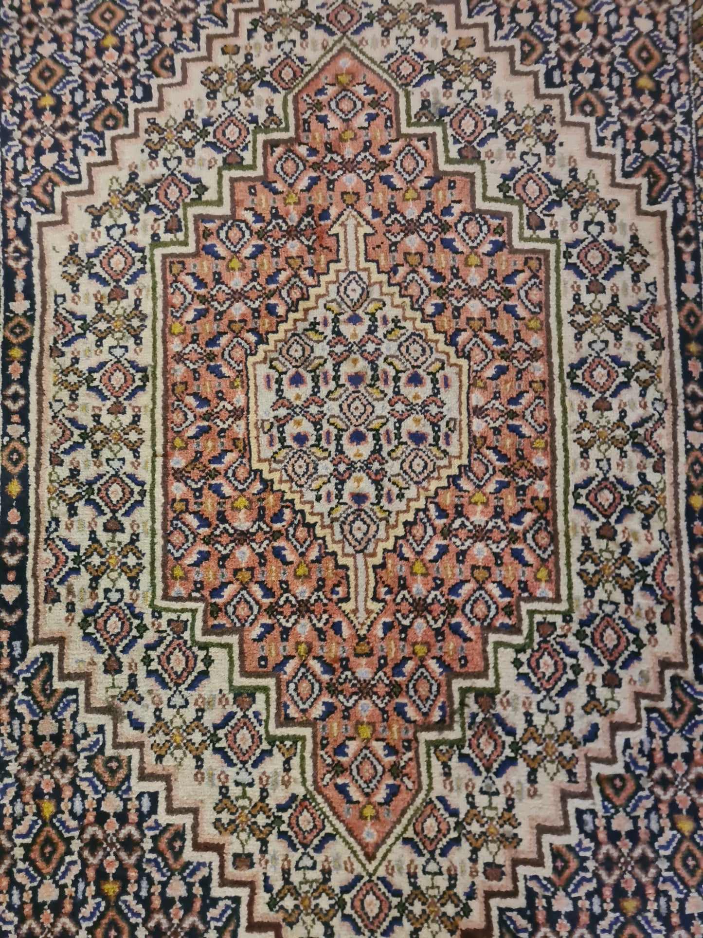 Perserteppich Orientteppich Handgeknüpfter Teppich Bidjar 110x70cm