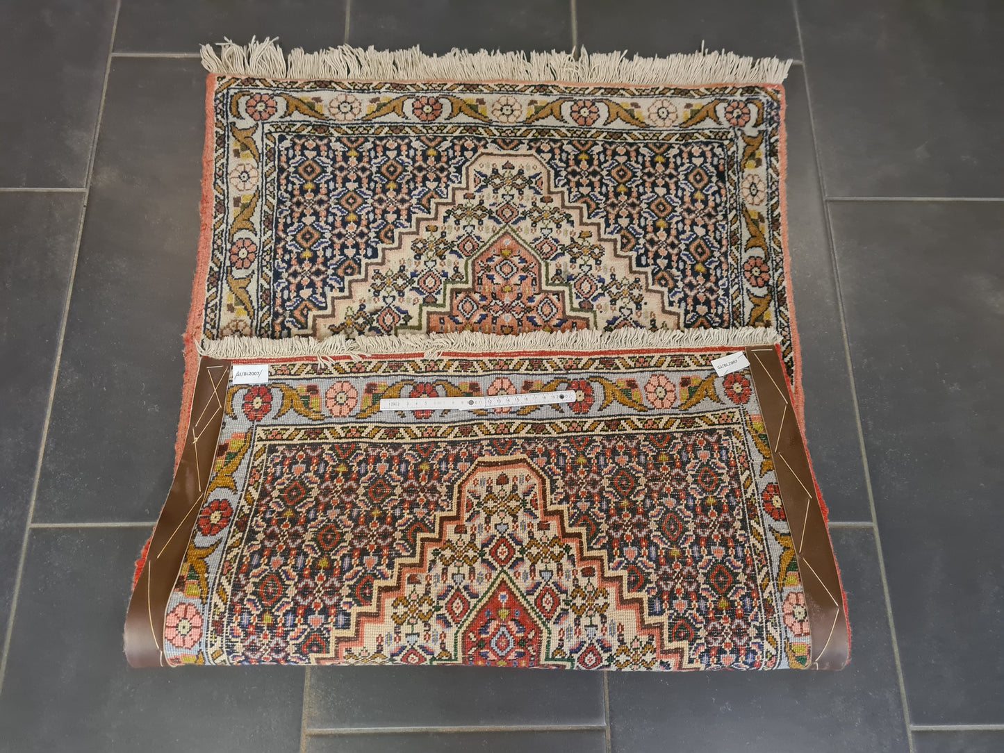 Perserteppich Orientteppich Handgeknüpfter Teppich Bidjar 110x70cm